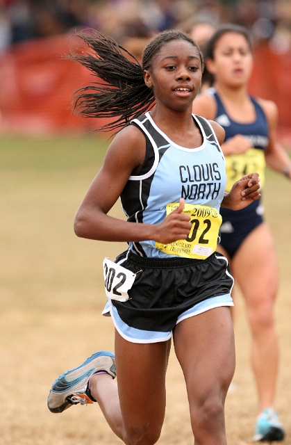 2009 CIF XC Girls D3-092.JPG - 2009 California CIF Cross Country Championships, Woodward Park, Fresno, California